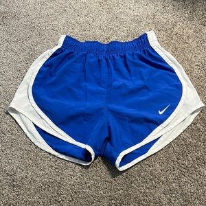 blue nike shorts
